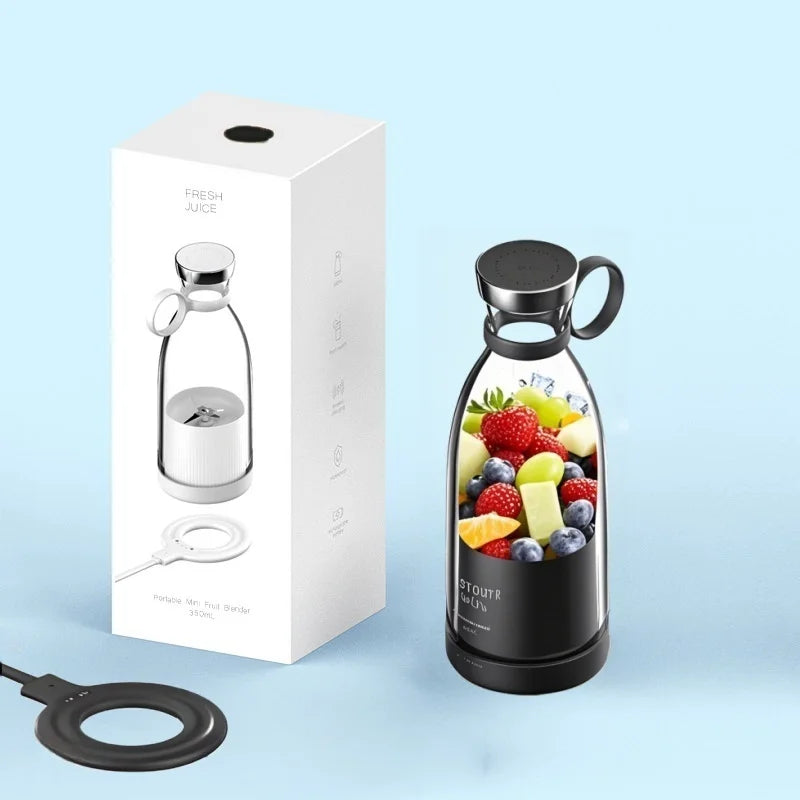 Mini Portable Blender 350ml – USB Rechargeable Juicer Cup