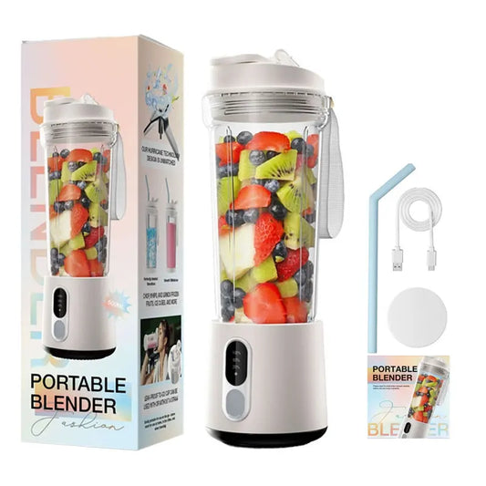 4000mAh Portable Juicer Cup – 180W USB Rechargeable Smoothie Blender